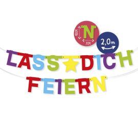 BIRTHDAY FUN Papier-Girlande   Lass Dich feiern