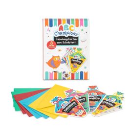 ABC CHAMPIONS Einladungen 8er-Set