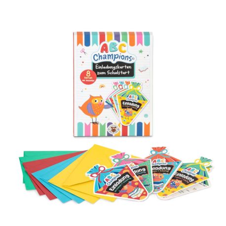 ABC CHAMPIONS Einladungen 8er-Set