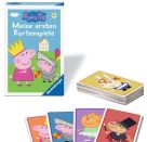 Peppa Pig Meine ersten Kartenspiele von Ravensburger, 20820, Quartett, Schwarzer Peter und Paare suchen, für Peppa-Fan