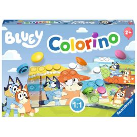 Ravensburger 22684 Bluey Colorino - Farb-Steckspiel für Kinder ab 2 Jahre, Klassiker zum Farbenlernen mit den Serienhe