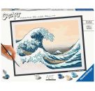 Ravensburger CreArt - Malen nach Zahlen 23690 - ART Collection: Große Welle (Hokusai) -  ab 14 Jahren