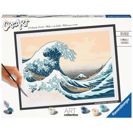 Ravensburger CreArt - Malen nach Zahlen 23690 - ART Collection: Große Welle (Hokusai) -  ab 14 Jahren