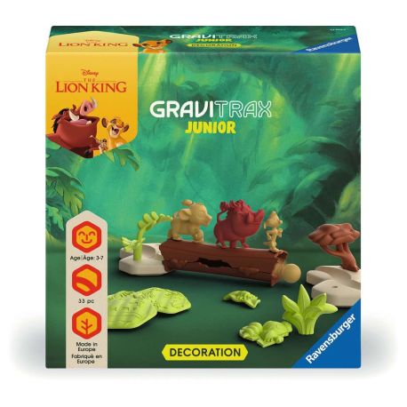 Ravensburger 23862 GraviTrax Junior Extension Disney Lion King, Murmelbahn für Kinder ab 3 Jahren, mit Spielfiguren au