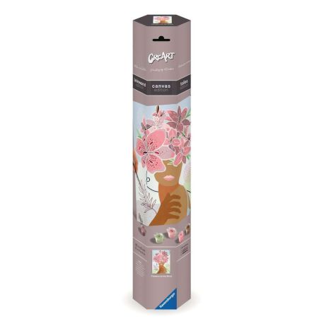 Ravensburger CreArt - Malen nach Zahlen 23908 - Gedankenblumen - ab 12 Jahren - Malen auf Leinwand