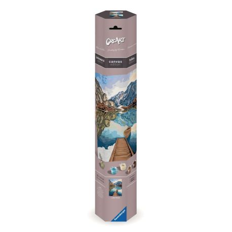 Ravensburger CreArt - Malen nach Zahlen 23909 - Seeblick - ab 12 Jahren - Malen auf Leinwand