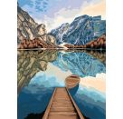 Ravensburger CreArt - Malen nach Zahlen 23909 - Seeblick - ab 12 Jahren - Malen auf Leinwand
