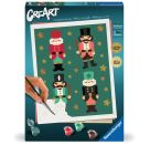 Ravensburger CreArt - Malen nach Zahlen 23893 - Christmas Nutcracker Delight - Erwachsene ab 12 Jahren