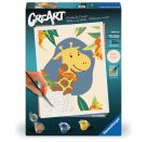 Ravensburger CreArt - Malen nach Zahlen 23903 - Hallo Giraffe - Erwachsene ab 12 Jahren