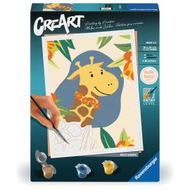 Ravensburger CreArt - Malen nach Zahlen 23903 - Hallo Giraffe - Erwachsene ab 12 Jahren