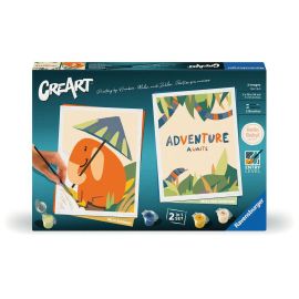 Ravensburger CreArt - Malen nach Zahlen 23905 - Hallo Baby Safari Set - Erwachsene ab 12 Jahren