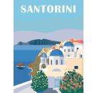 Ravensburger CreArt - Malen nach Zahlen 23906 - Farbenfrohes Santorini - ab 12 Jahren - Malen auf Leinwand