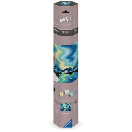 Ravensburger CreArt - Malen nach Zahlen 23907 - Nordlichter - ab 14 Jahren - Malen auf Leinwand