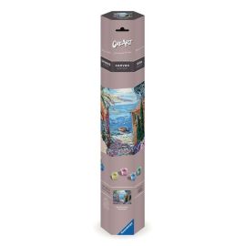 Ravensburger CreArt - Malen nach Zahlen 23913 - Mediterrane Landschaft - ab 14 Jahren - Malen auf Leinwand