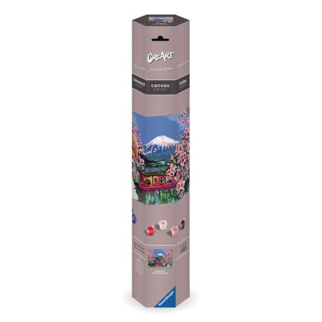 Ravensburger CreArt - Malen nach Zahlen 23914 - Japanische Kirschblüten - ab 14 Jahren - Malen auf Leinwand