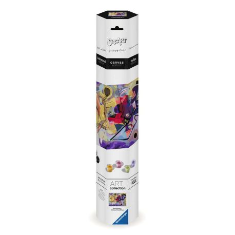 Ravensburger CreArt - Malen nach Zahlen 23918 - ART Collection: Gelb, Rot, Blau (Kandinsky) - ab 14 Jahren - Malen auf