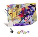 Ravensburger CreArt - Malen nach Zahlen 23918 - ART Collection: Gelb, Rot, Blau (Kandinsky) - ab 14 Jahren - Malen auf