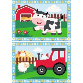Ravensburger CreArt 23947 - Auf dem Bauernhof - Malen nach Zahlen für Kinder ab 7 Jahre