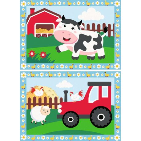 Ravensburger CreArt 23947 - Auf dem Bauernhof - Malen nach Zahlen für Kinder ab 7 Jahre