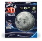 Ravensburger 11586 Puzzle Puzzle-Ball Der Mond - Glow-in-the-Dark 3D 72 Teile