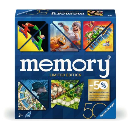 Ravensburger 22463 memory® 50 Jahre Blaues Dreieck Lustige Kinderspiele Lustige Kinderspiele