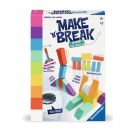 Ravensburger 22473 - Make  n  Break - Around the World - Gesellschaftsspiel für die ganze Familie mit Bausteinen, Spie