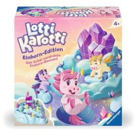 Ravensburger 22580 - Lotti Karotti Einhorn-Edition, Adaption des bekannten Spiele-Klassikers mit Einhörnern, unterhalt