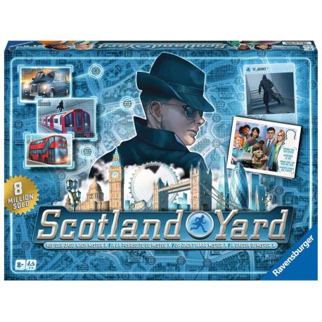 Ravensburger Gesellschaftsspiel 27515 - Scotland Yard - Familienspiel, Brettspiel für Kinder und Erwachsene, Spiel des
