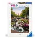 Ravensburger 12000780 Puzzle Fahrrad und Blumen in Amsterdam 1000 Teile