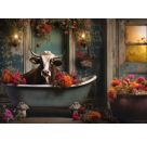 Ravensburger 12000782 Puzzle The cow in the bathtub 1000 Teile