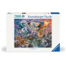 Ravensburger 12000806 Puzzle Auf dem Pegasus durch die Lüfte 2000 Teile