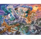 Ravensburger 12000806 Puzzle Auf dem Pegasus durch die Lüfte 2000 Teile