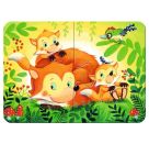 Ravensburger 12000854 Puzzle Kleine Tierfamilien 2 4 6 8 Teile