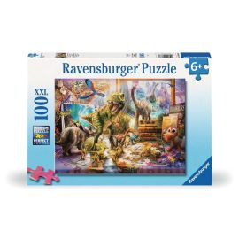 Ravensburger 12000863 Puzzle Dinos im Kinderzimmer 100 Teile XXL