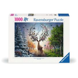 Ravensburger 12001088 Puzzle Der magische Hirsch und die vier Jahreszeiten  1000 Teile