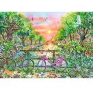 Ravensburger 12001089 Puzzle Verträumte Fahrräder in Amsterdam 1000 Teile