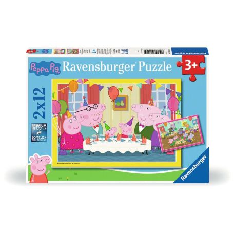 Ravensburger 12004017 Puzzle Zeit zu feiern! 2 X 12 Teile