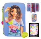 TOPModel 3 Fach Federtasche FLASH