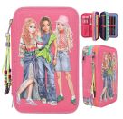 TOPModel 3 Fach Federtasche JOY
