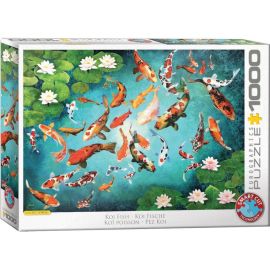 Eurographics Puzzle Colorful Koi Koi Fische von Guido Borelli 1000 Teile