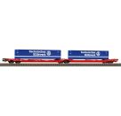 PIKO H0 Taschenwagen T3000e 2x THW 40  Container VI AC
