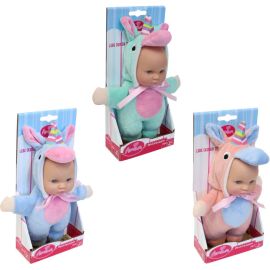 Amia Weichpuppe mit Einhornmütze, 20 cm