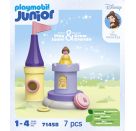 PLAYMOBIL 71458 1.2.3 & Disney: Belles Spielturm mit Melodie