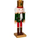 Kerzenhalter Nussknacker - Festliche Weihnachten, sort.