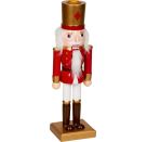 Kerzenhalter Nussknacker - Festliche Weihnachten, sort.