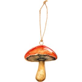 Metall-Anhänger Pilze - Dekorative Weihnachten, sort.