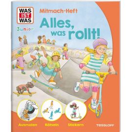 WAS IST WAS Junior Mitmach-Heft Alles, was rollt!