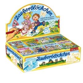 Zauberblöckchen A8, acht Motive sortiert - 1 Stück