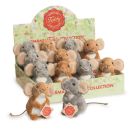 Teddy Hermann Plüschmaus, 11 cm, sortiert in verschiedenen Farben