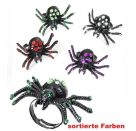 FRIES - Ring Spinne, sort. Farben